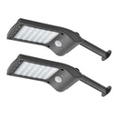 2pcs 36LED Solar Motion Sensor Wall Lamp Waterproof Garden Security Light
