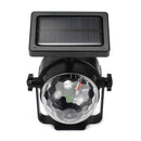 Solar Colorful Rotating LED Projector Lights Outdoor Garden Lawn Lamp Bulb Light