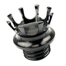 Aluminum Gas Cap Cover Fuel Door Black for Yamaha Motorcycle