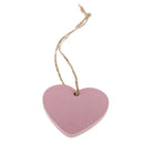 10Pcs Blank Wood Love Heart Wooden Embellishment Scrapbooking Craft Hanging Tags