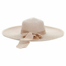 Summer Women Floppy Hat Big Bowknot Straw Hat Wide Brim Beach Hat Sun Hat crU1E3