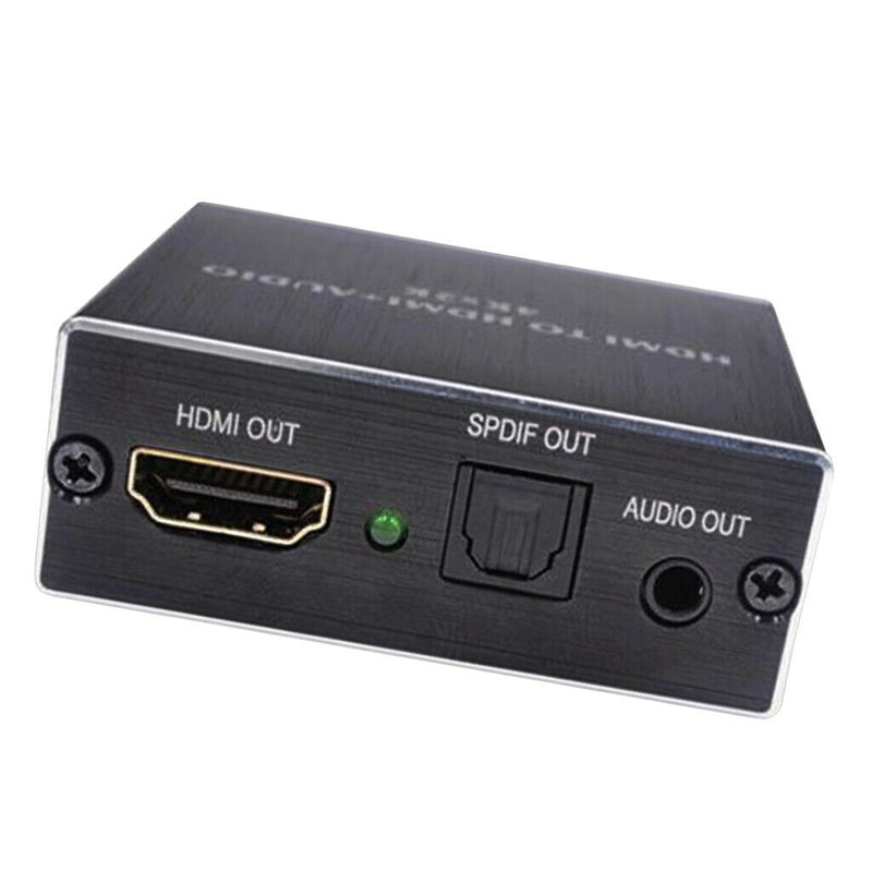 HDMI Audio Splitter 4K Audio Extractor HDMI To Optical SPDID & 3.5mm Audio