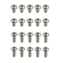 20Pcs M3 Titanium Alloy Hexagon Button Head Cap Bolts Screws 6mm/8mm