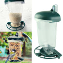 Clear Plastic Window Bird Feeder Automatic Feeding Suction Up Wild Bird Feeding