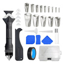 32x Caulking Tool Kit, Caulking Tool Stainless Steel Sealant Caulking Finishing