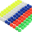 100pcs Snap Cubes Early Mathlink Cubes Counting Blocks Learning Aids 5 Colors