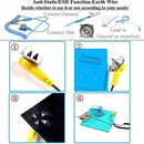 Anti Static Magnetic Heat Insulation Silicone Pad Desk Repair Solder Mat Q3K8