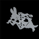 Alice Wonderland White Rabbit Metal Cutting Dies Stencil DIY Album Deco Craft SP