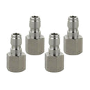 4x Copper Fast Release Coupler Pressure Washer