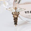 Enamel Brooch Pins Wing Snakes Brooches Women Shoulder Scarf Clothes Decorat BX