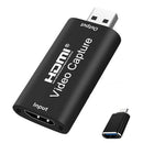 For Game DVD Live Streaming Mini Video Recording Box USB 2.0 HDMI Capture Card