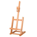 Tabletop Easel Wooden H-Frame Pine Wood Artist Art Craft Adjustable Display