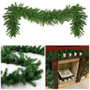 Xmas Artificial Pine Green Spruce Christmas Garland 28cm 9ft 2.7 meters FA V4L9