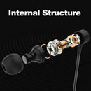 Wired Headphone Headsets Earbuds Noise Isolating Portable In-The-Ear-Headph