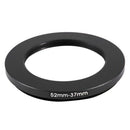 52mm-37mm 52mm to 37mm Black Step Down Ring Adapter for Camera G6S6