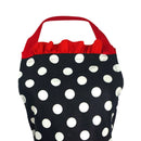 2 Piece Cotton Kitchen Apron Women Housewife Apron Adjustable Bowknot Dots