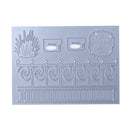 Metal Steel Grass Flower Garden Fence Cutting Die Stencil for DIY Scrapbook