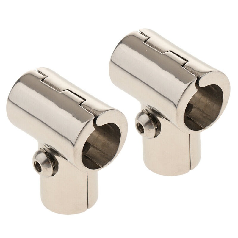 2 X Handrail Fittings For Heavy-duty Boats 22mm Connector