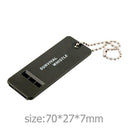 1pc Plastic Survival Whistle 3 Frequency Outdoor Emergency Rescue Aid Kit