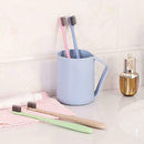 10pcs Portable Toothbrush Bathroom Accessory Wheat Straw Travel Toothbrush