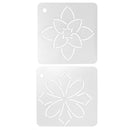 2pcs Plastic Drawing Template Stencil for Quilting Embroidery Sewing Handmade