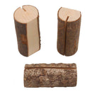 10pcs Wooden Wedding Name Place Card Holders Clip Photo Table Number Stand