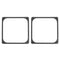 120x120mm Anti Vibration Silicone Rubber Fan Gasket for Computer Case Fan 2 Pack