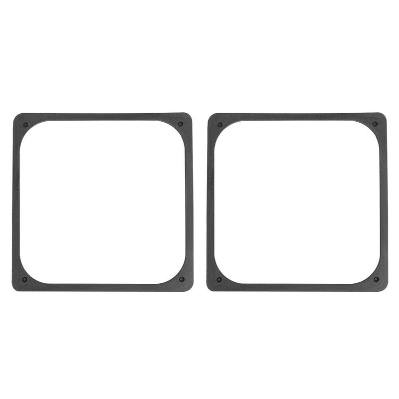 120x120mm Anti Vibration Silicone Rubber Fan Gasket for Computer Case Fan 2 Pack