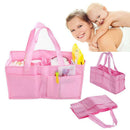 Portable Baby Diaper Nappy Changing Organizer Insert Storage Bag(pink)