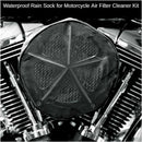 Pre-Filter Rain Sock for Air Cleaner Motorcycle Air Filter Wrap Cover Waterproof