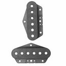2 Pcs Black Plastic Single Coil Slug Bobbins Bridge Pickup Covers/Lid/Shell M2J1