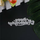happy anniversary Metal Cutting Dies Stencil Scrapbooking Photo Album Decor 3C