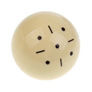 Billiard Practice Cue Ball Black Dot Pool Cue Training Ball, 2 1/4'' (57mm)