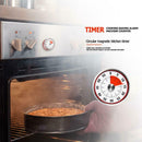 Manual Countdown Magnetic Kitchen Timer Mechanical Cooking Alarm Counter