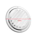 5" 316 Round Louvre Air Vent S.S Ventilation Ventilator Grille Cover Durable
