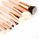 Pro 8pcs Makeup Brush Set  Foundation Eyeshadow Eyeliner Lip Brush Tool3C