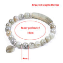 Natural Stone Bracelet Handmade Beaded Bracelets Elongated Stone Beads Rect S4O2