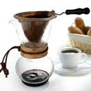 Gater New Wood Neck Coffee Drip Pot 480Cc 3-4 Cups Ice Drip Maker Coffee Ma