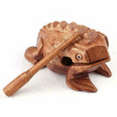 Wood Frog Rasp Percussion Musical Instrument Tone Block T6Z4 Stick R2H6 Sup R4P8