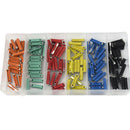 120pcs/set 5-30 Amp 32V GBC Torpedo Fuses Continental Automotive Fuse Assortment