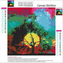 5D Diamond Painting Embroidery DIY Moon Tree Full Drill Cross Stitch Kits