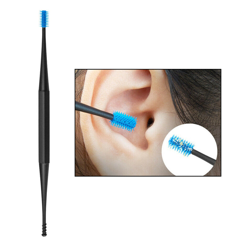 2x Double Spiral Ear Wax Curette Removal Tool