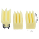 3Pc Hair Dyeing Coloring Application Brush Soft Sponge Cutting Neck Clean ToolME