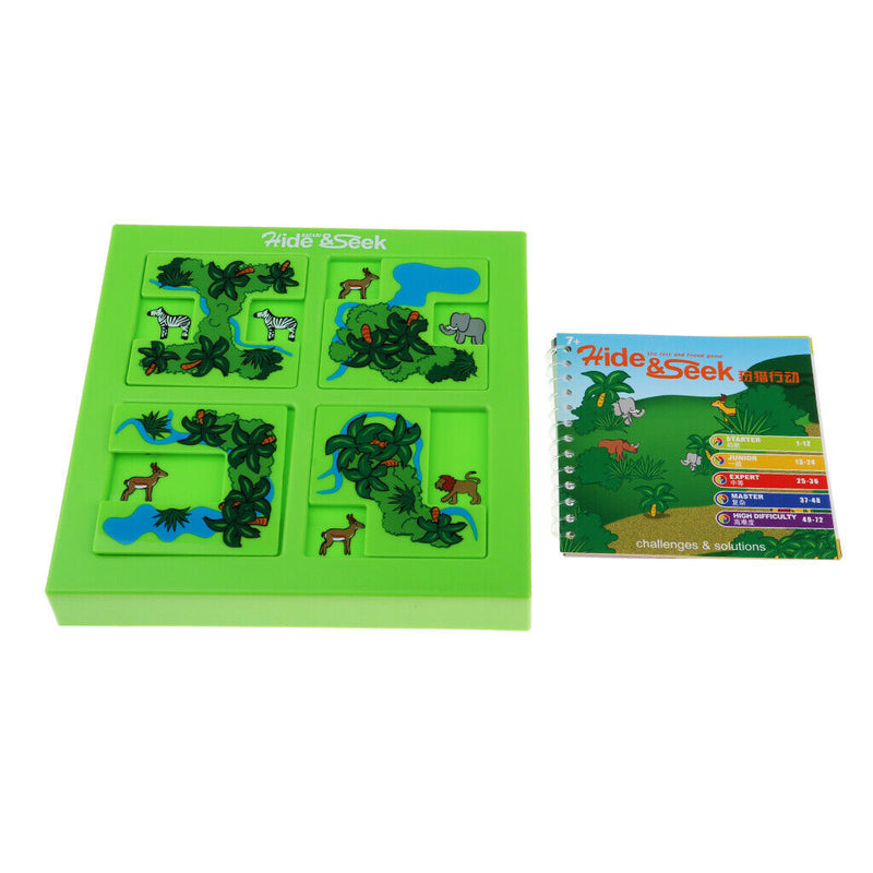 Interactive Game Hide & Matching Animal Brain Teaser for Kids Toddler IQ EQ