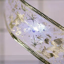 Light String, Waterproof 40 LED Ribbon Lights for Christmas Tree (White) A