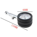 Tire Tyre Air Pressure Gauge Dial Meter Tester Tool 60 psi For Car Motorcycle