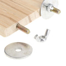 Pet Parrot Bird Parakeet Cage Wood Wooden Perches Stand Platform Toys