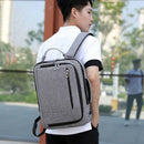 New Business Bag 15.6-Inch Computer Bag Usb Charging Backpack Waterproof Tr T2M9