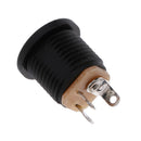 50PCS DC022 2.1x5.5mm Panel Mounting DC Power Jack Socket & Screw Nut