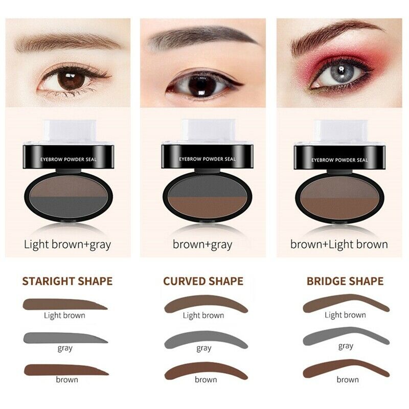 ibcccndc Eyebrow Powder Seal Waterproof Eyebrow Stamp Eyebrow Shadow Shape  B5M6